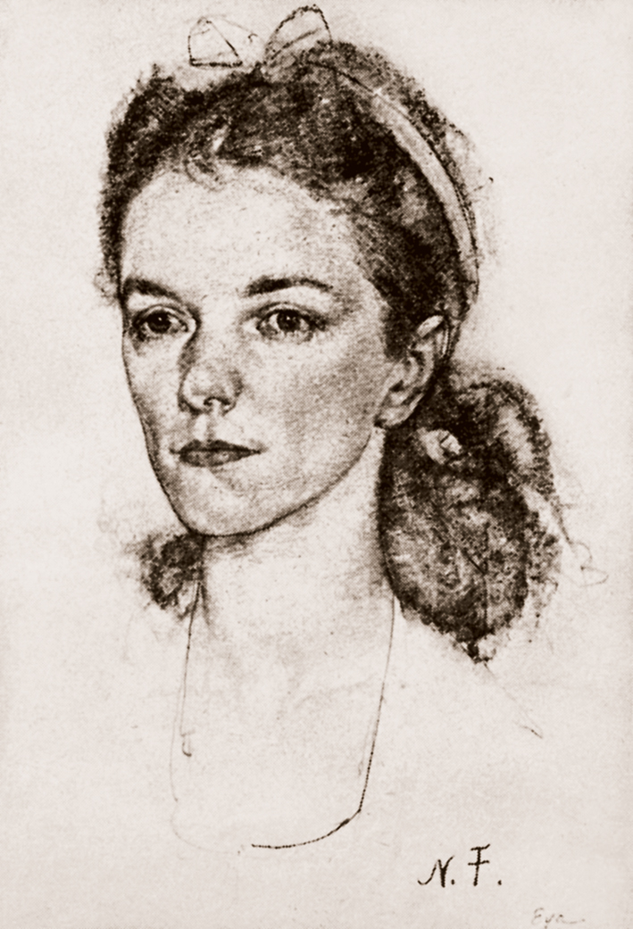  Nicolai Ivanovich Fechin —— 艾雅肖像（画家的女儿） (2)